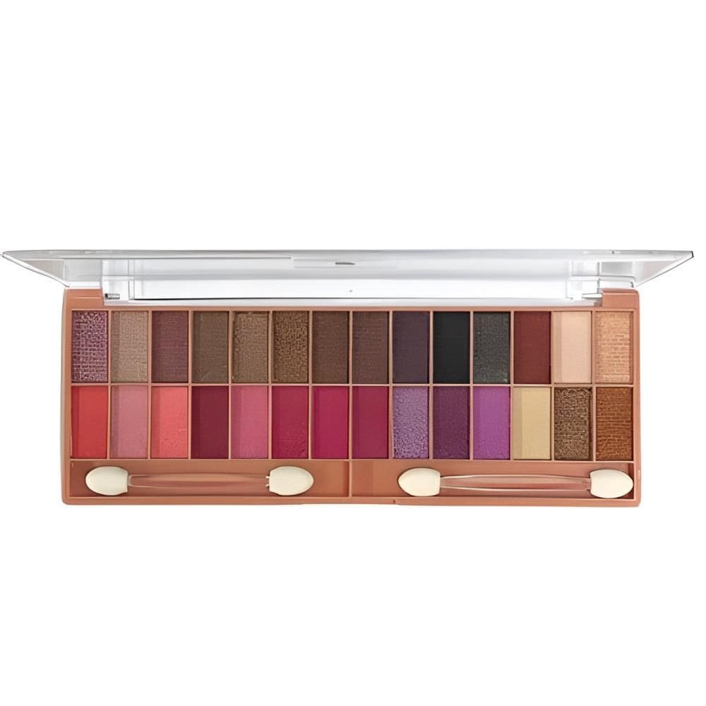Paleta De Maquiagem 28 Sombras + Pinceis Sombra 28 Cores