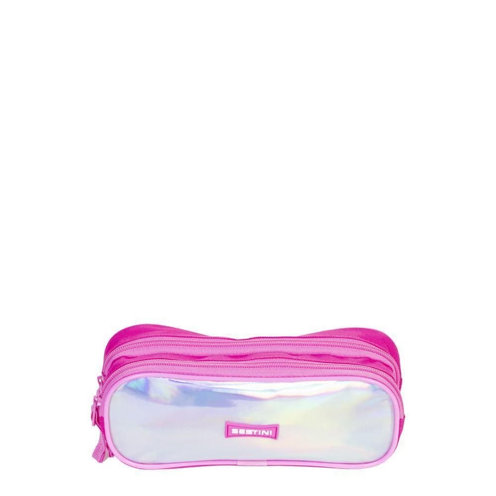 Estojo 2 Compartimentos Sestini Girls - Holográfico