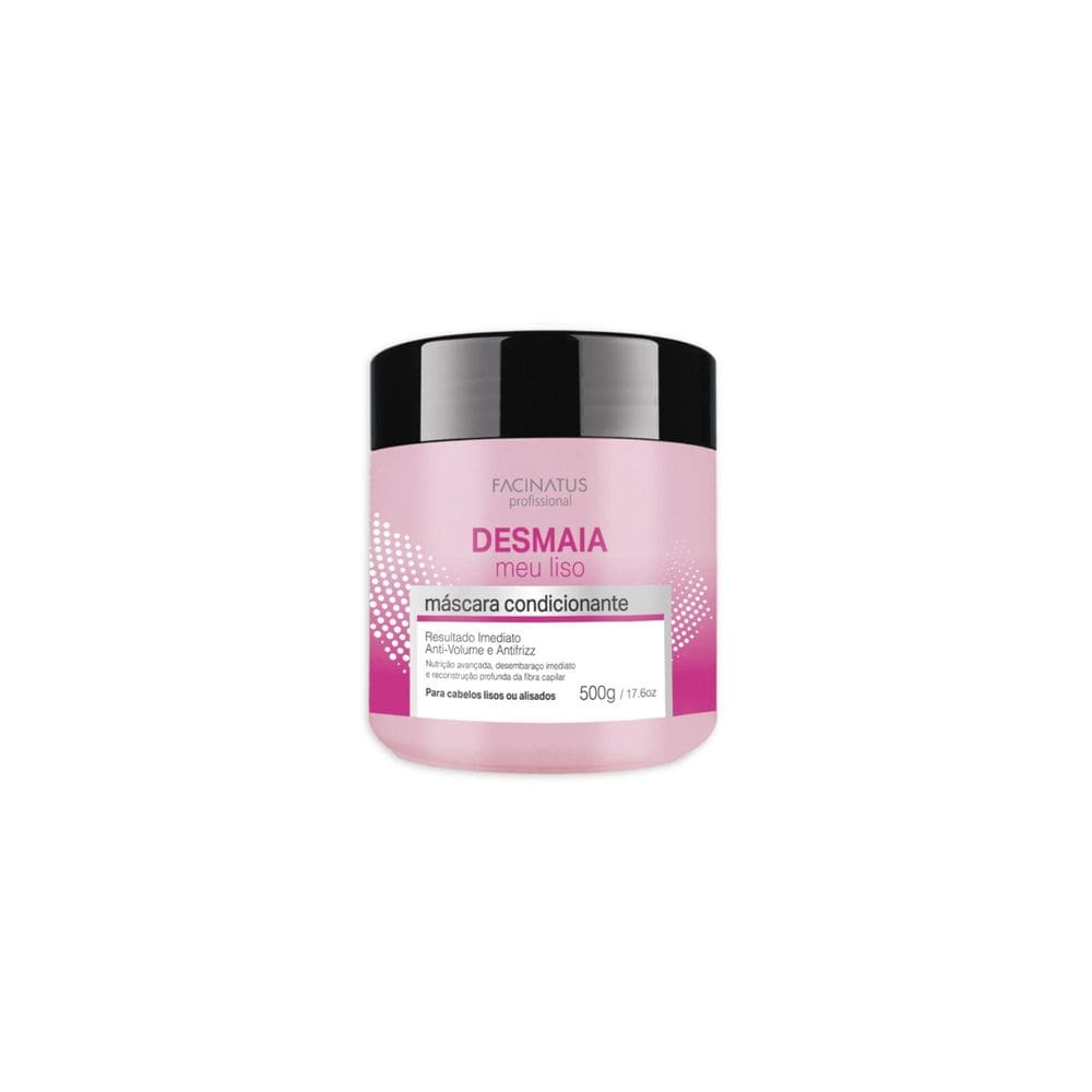 Mascara Condicionante Desmaia Meu Liso Antivolume Hidratação