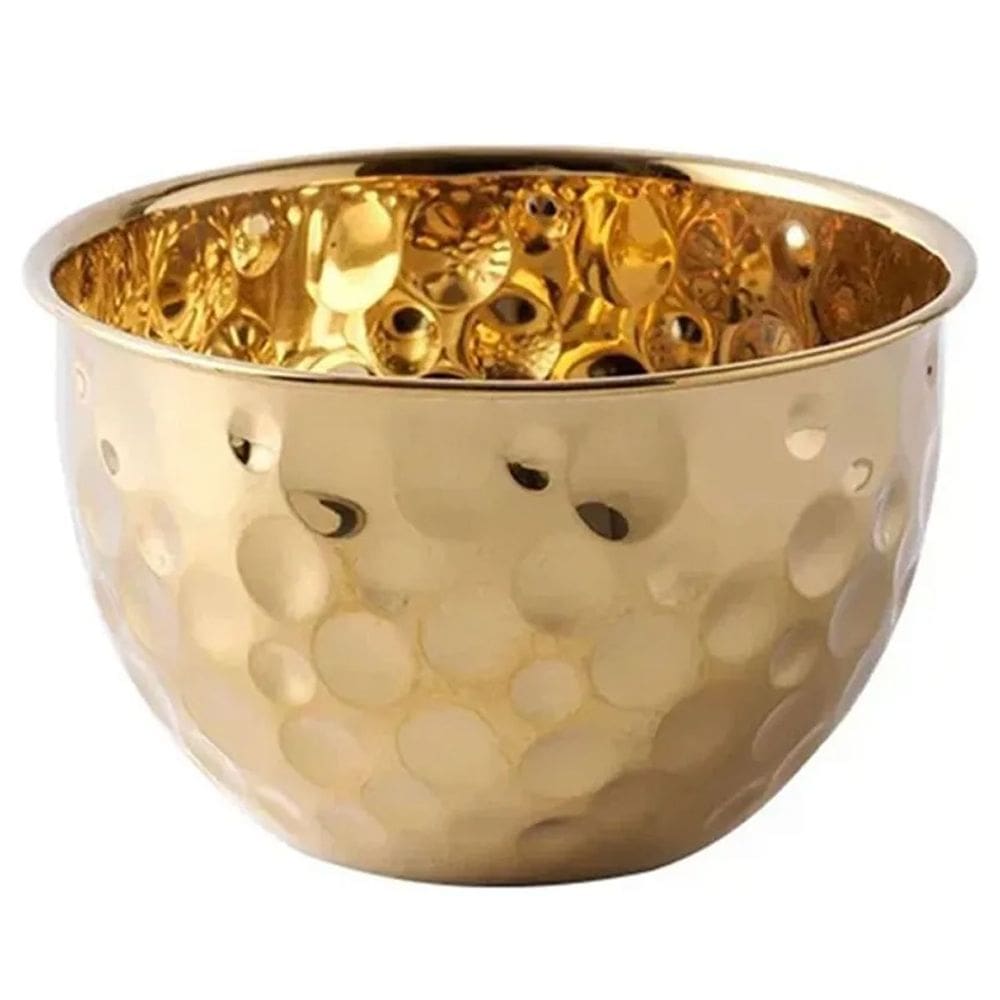 Tigela Bowl Inox Cumbuca Saladeira Fruteira Mesa Posta Refeiçao Sala de Jantar Buffet Cozinha Decoraçao Multiuso