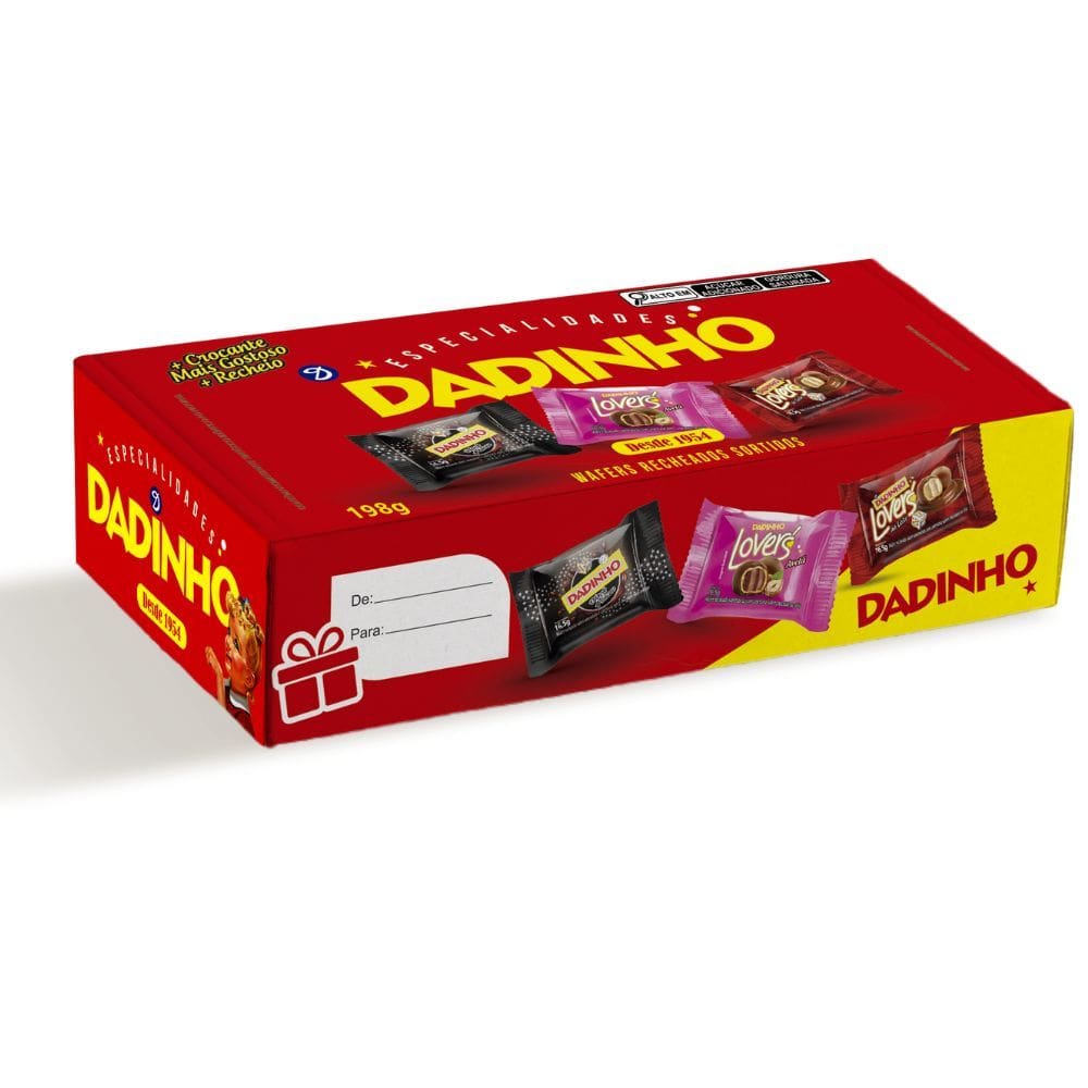 Bombons Dadinho Wafers 198g