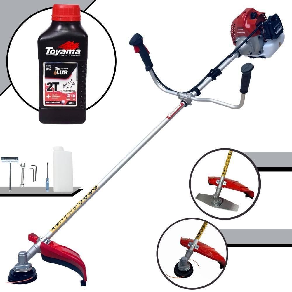 Roçadeira Multifunções Bcj521l Kawashima 52cc + Óleo Toyama