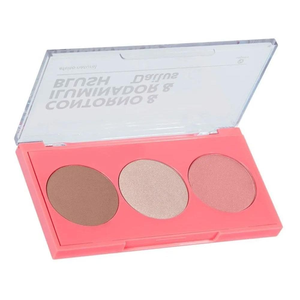 2X Paleta Pele De Milhões 1 Dailus - Contorno Iluminador Blu