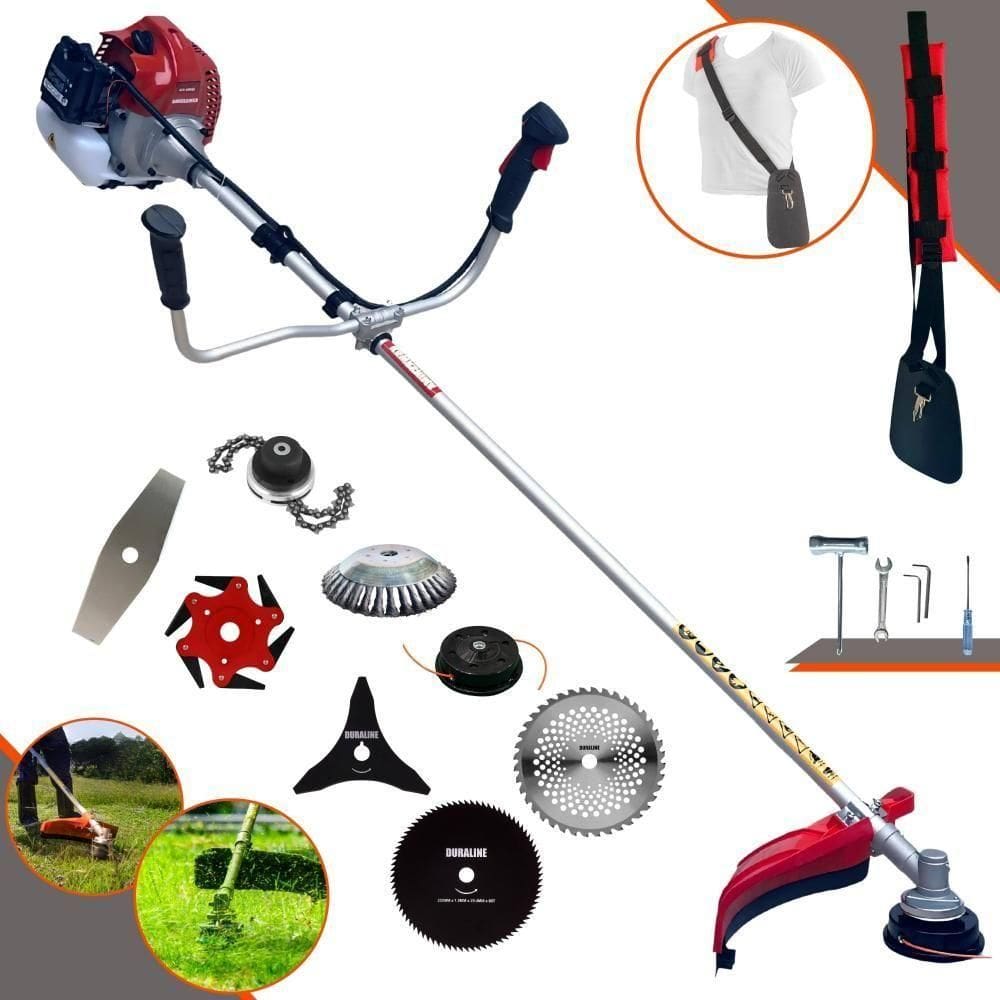 Podador De Grama à Gasolina Kawashima Bcj431l 43cc 2t 8 Em 1