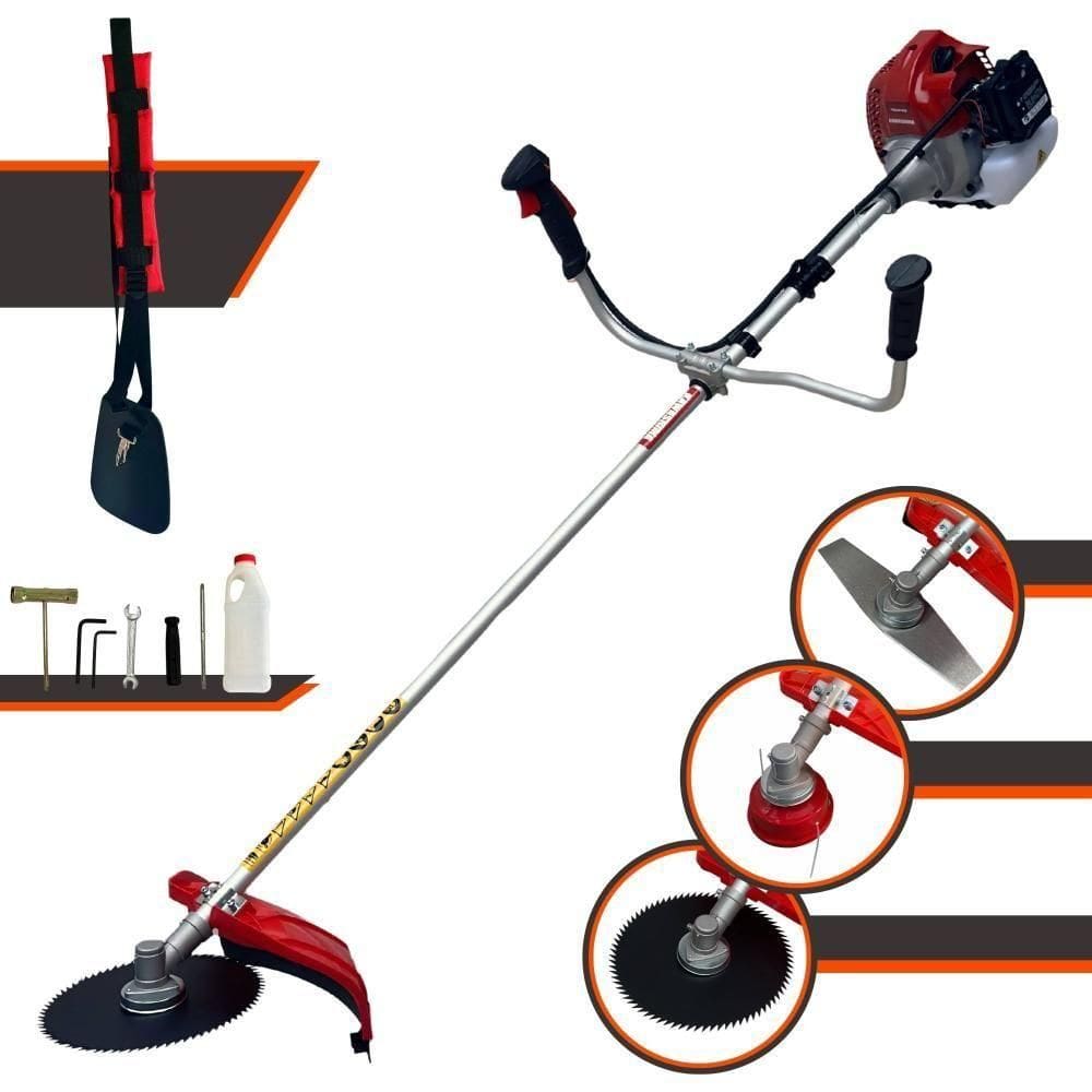 Roçadeira Gasolina Kawashima Bcj620-l + Faca 80 Dentes Extra