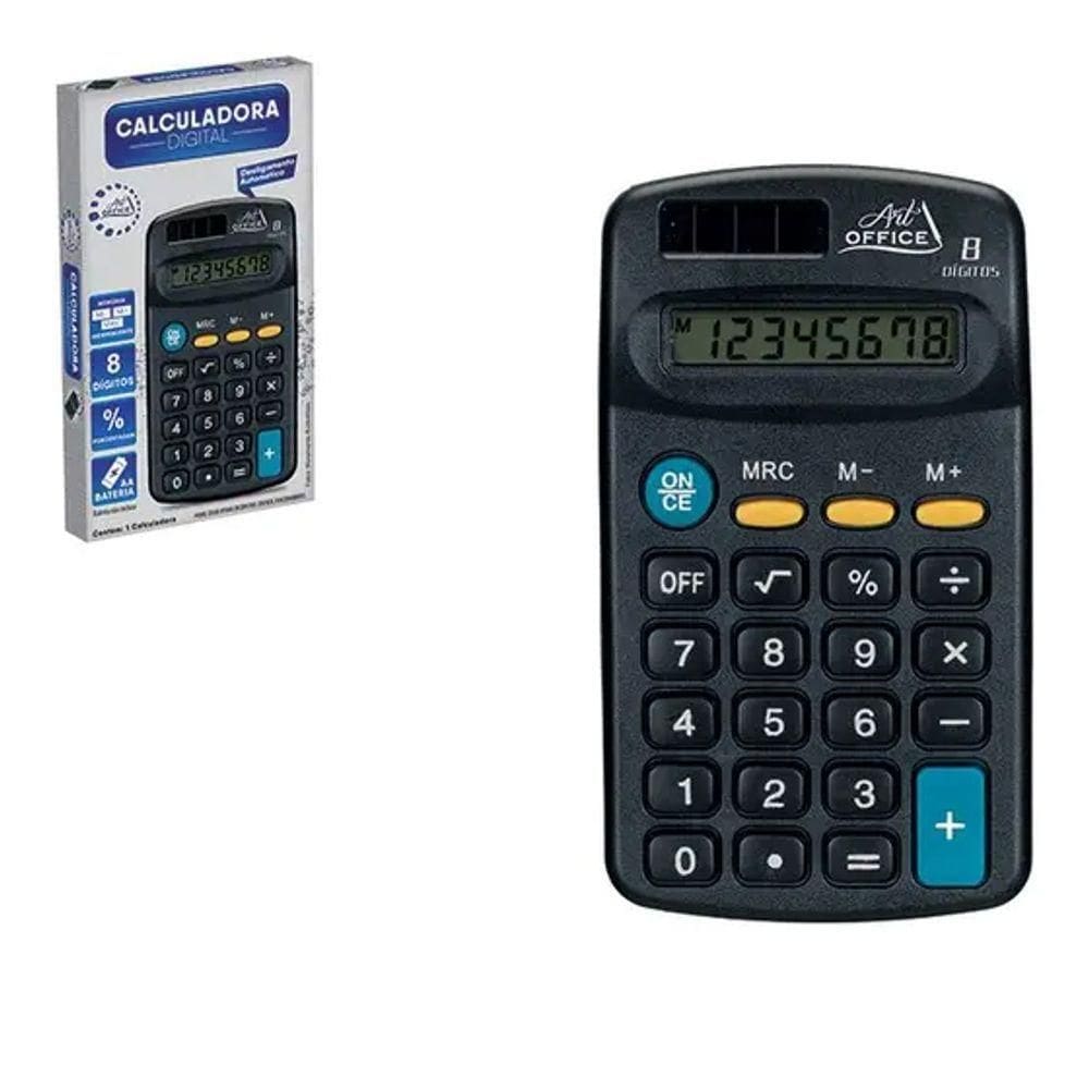 Mini Calculadora Digital De Bolso Mesa Pequena Portátil Comp