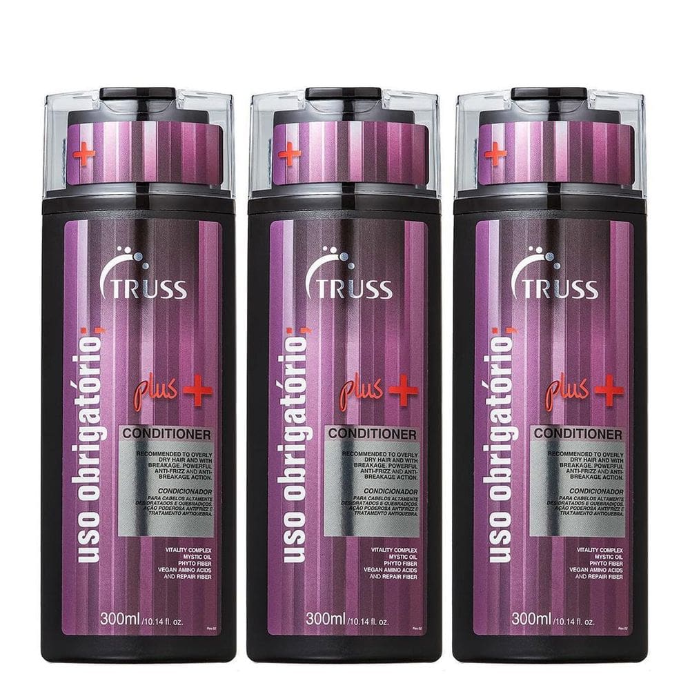 Truss Uso Obrigatório Plus+ Kit Condicionador 3X300Ml