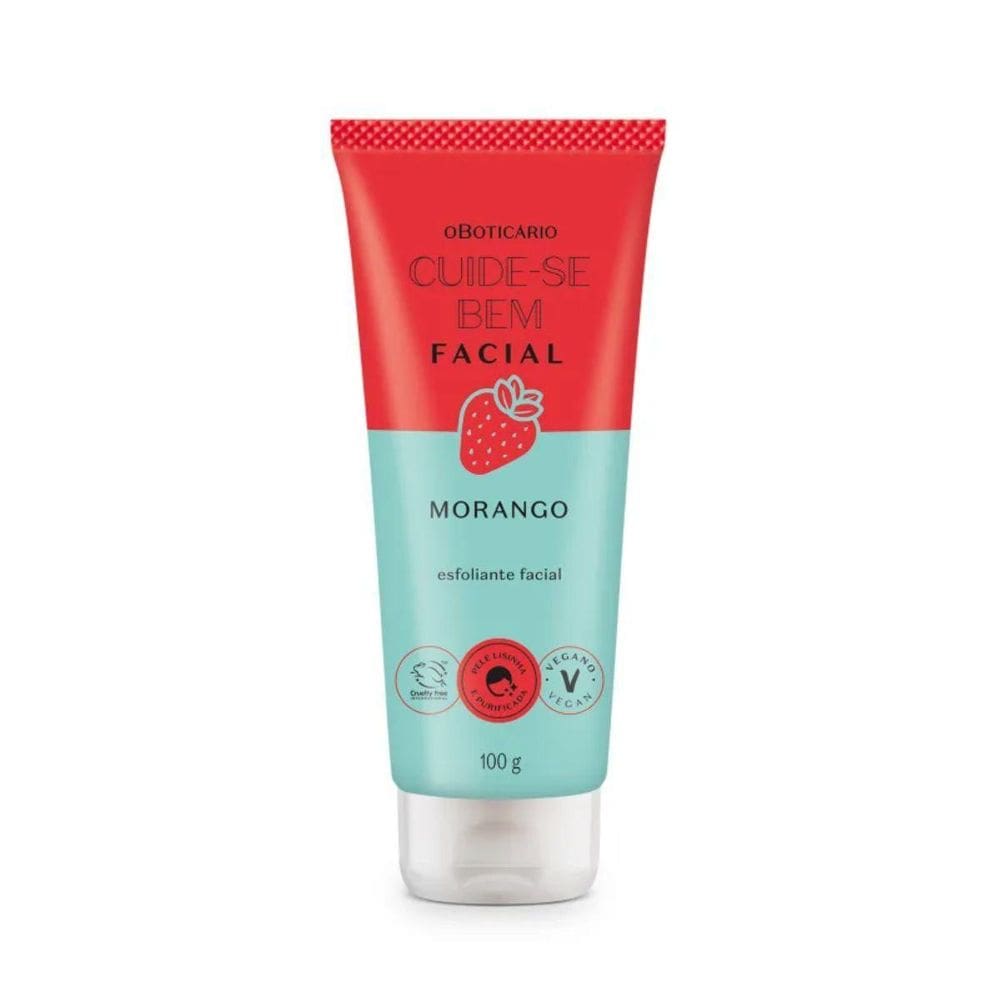 Esfoliante Facial O Boticário Cuide-Se Bem Feira Morango