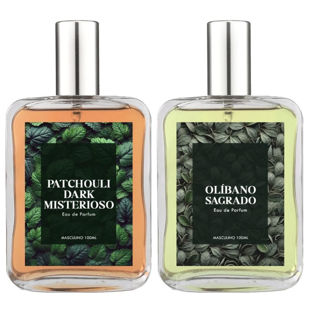 Perfume Masc. Patchouli Misterioso E Olíbano Sagrado 100Ml