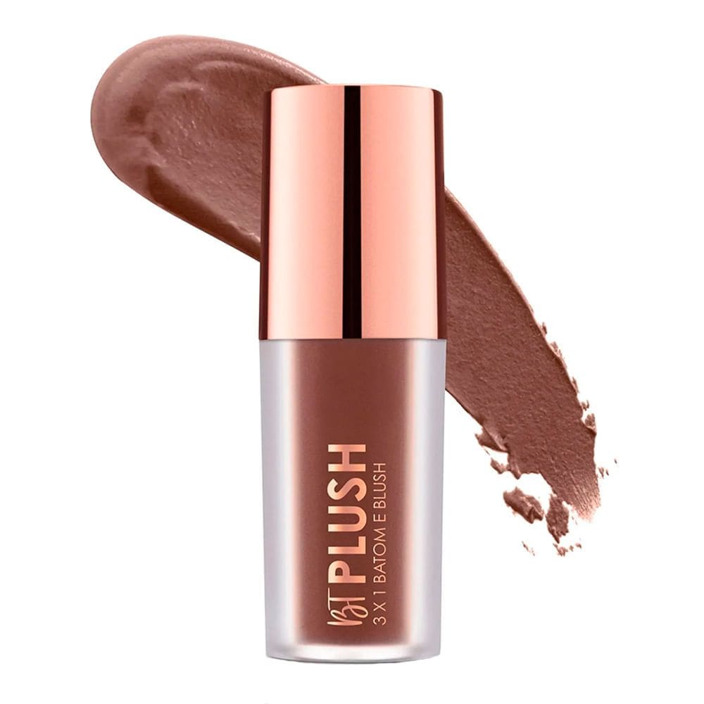 Bruna Tavares Plush Mocha 3x1 - Batom Blush e Sombra