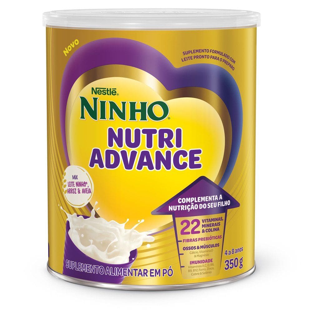 Ninho NutriAdvance Mix Leite Ninho Arroz e Aveia 350g