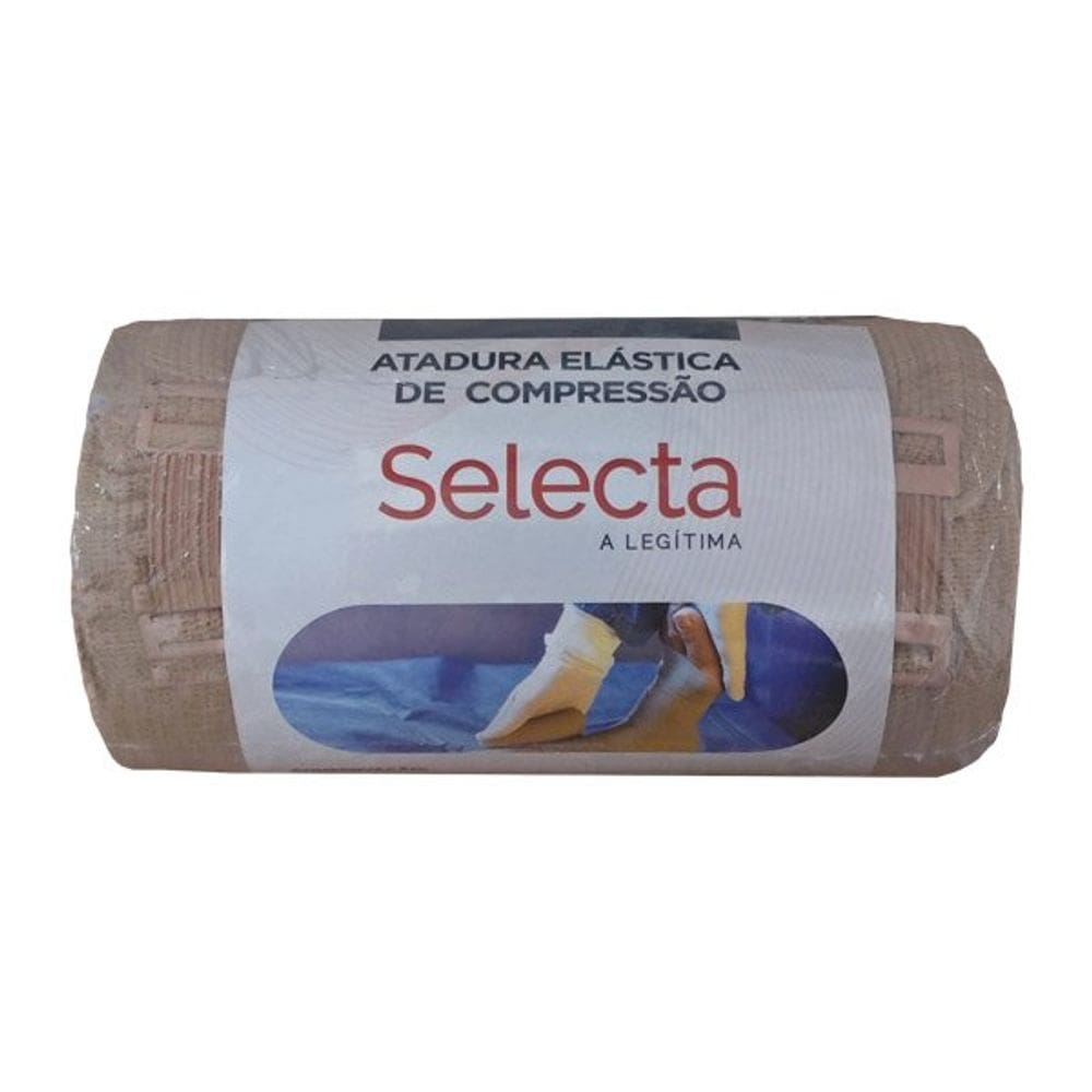 Atadura Elástica Compressão Bege 13Cmx3M 3010 - Selecta