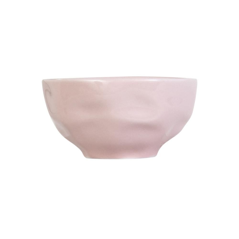 Bowl Tigela Sobremesa Rosa Fractal  Relevo Orgânico 360 ml