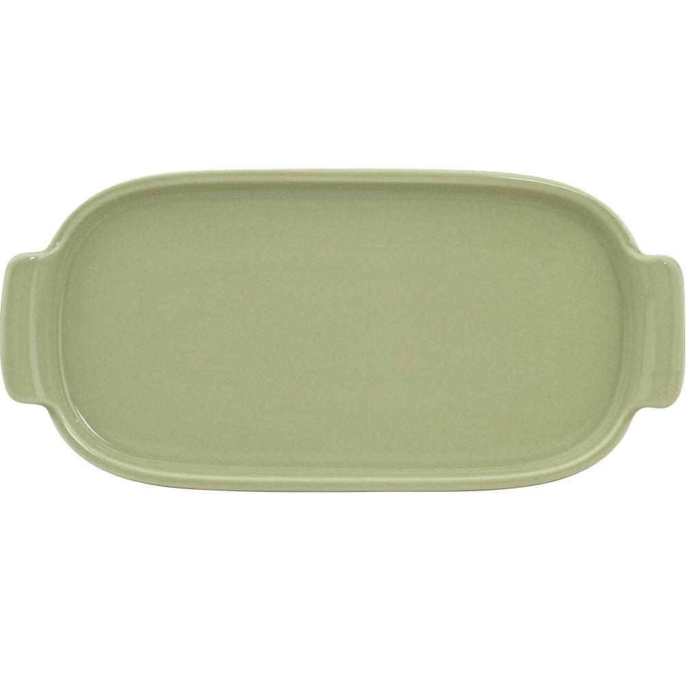 Bandeja Refratária 25 cm Média Verde Chá Germer Porcelanas