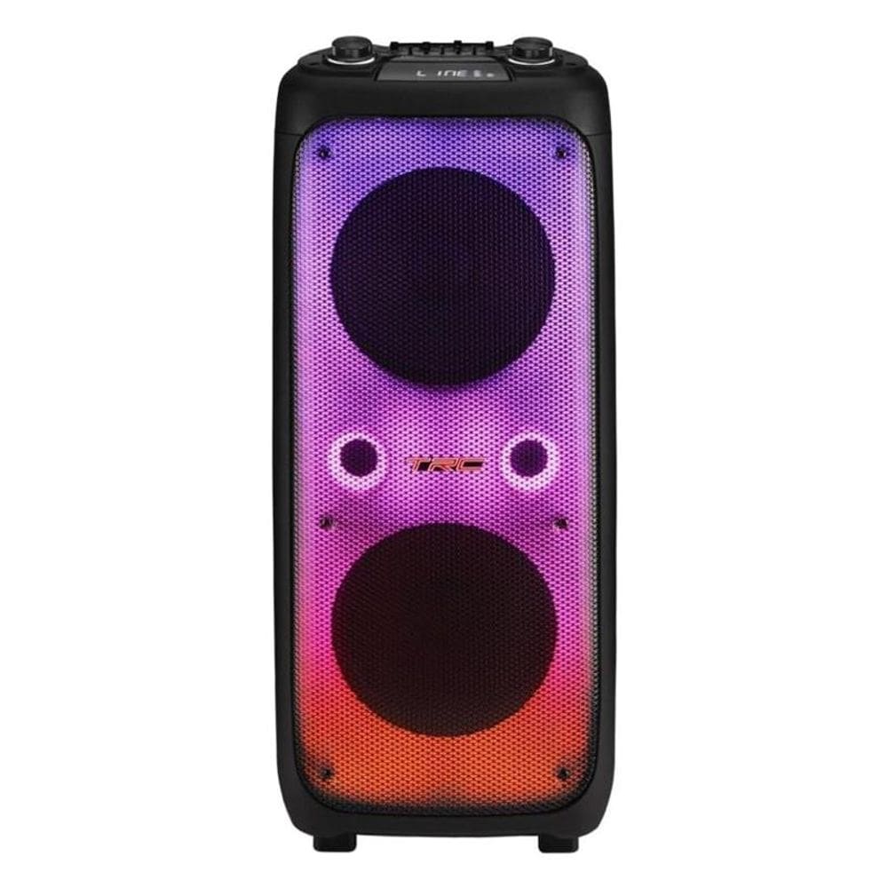Caixa de Som Amplificada TRC CT1700 FULL 1700W com Controle e Microfone