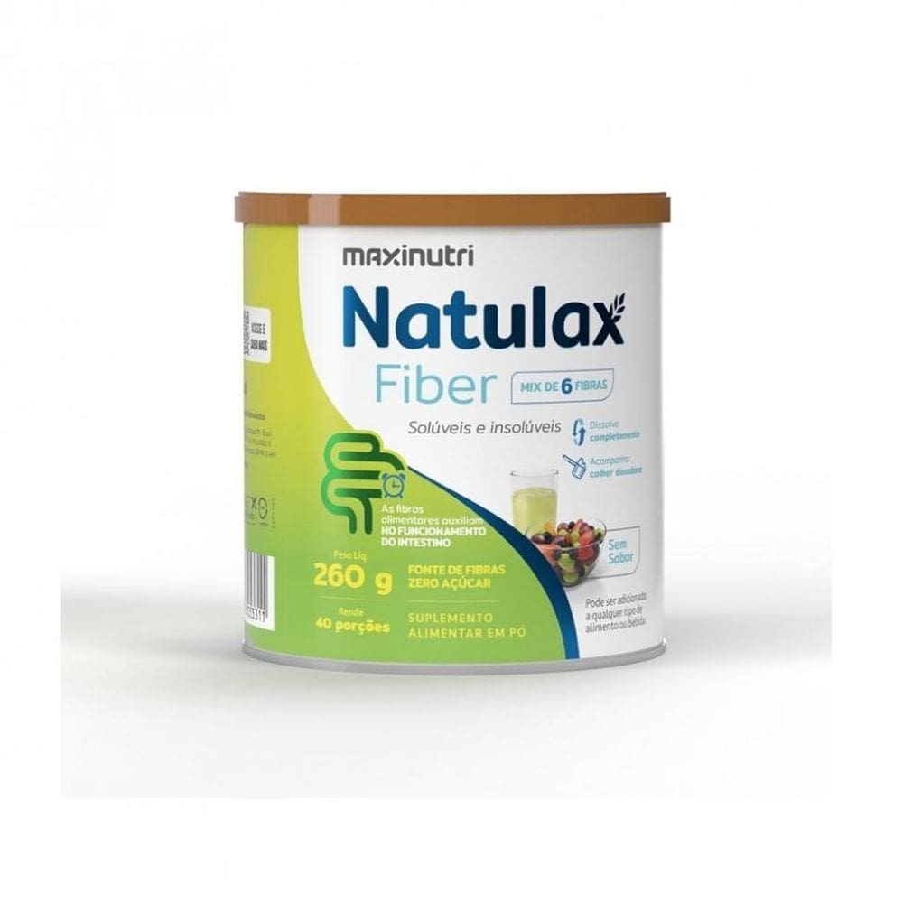 Natulax Fiber  260G  - Padrão: Único