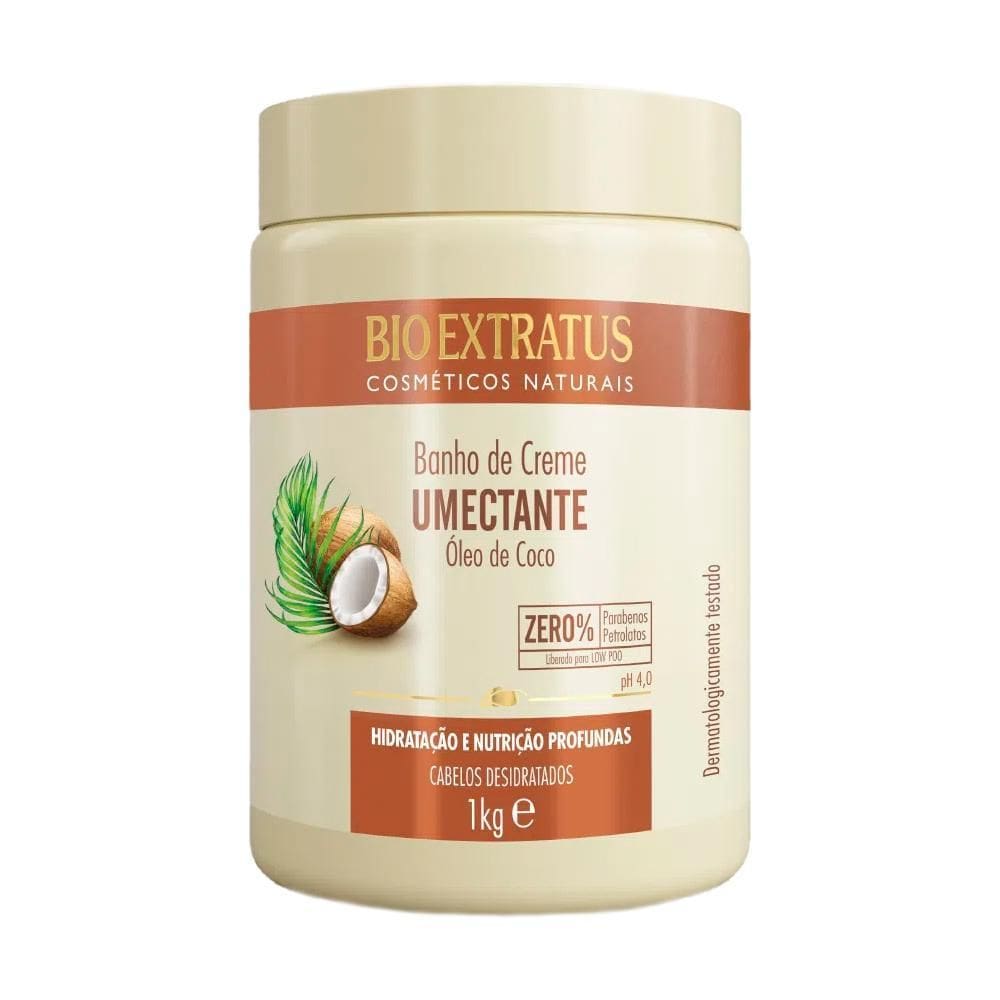 Banho De Creme Bio Extratus Umectante Óleo De Coco 1Kg