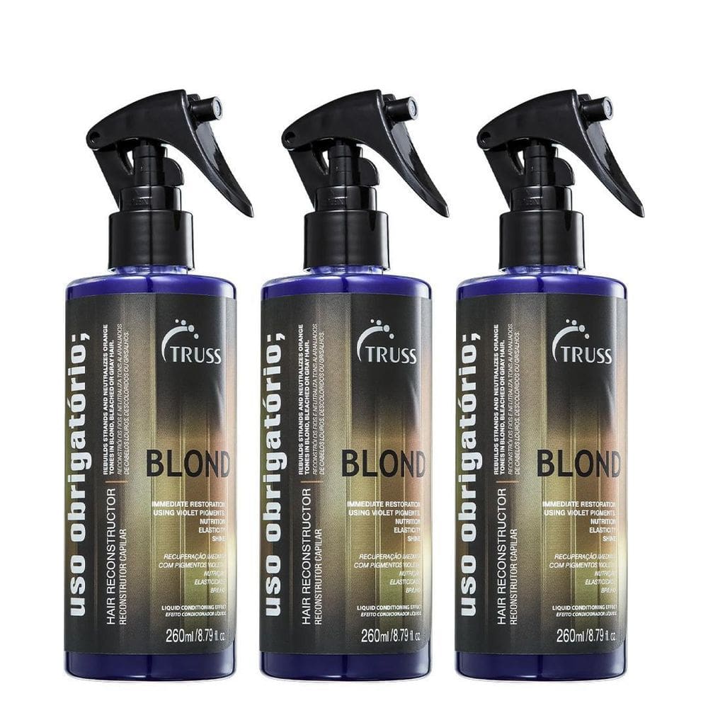 Truss Uso Obrigatório Blond Kit Reconstrutor 3X260Ml