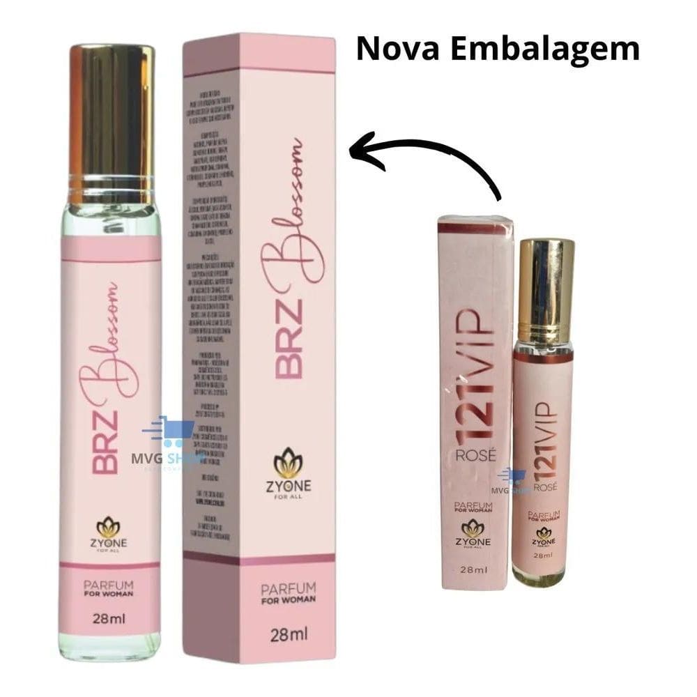 Perfume Feminino Zyone 121 Vip Rose - 28Ml Alta Fixação
