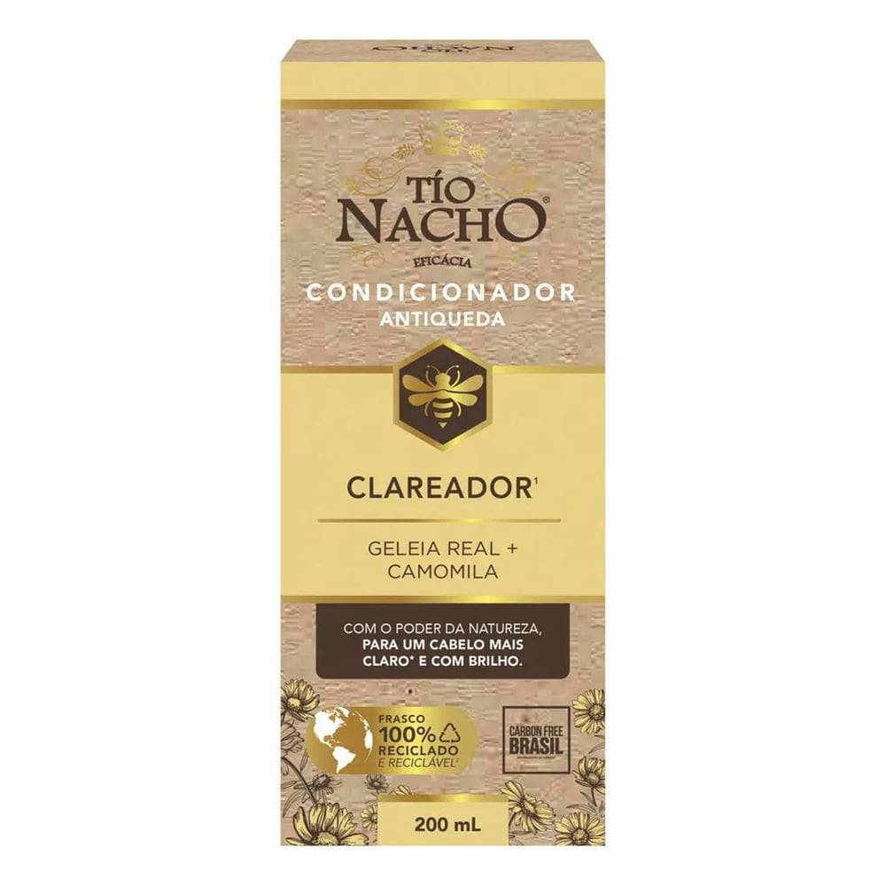 2X Tio Nacho Condicionador Antiqueda Clareador 200Ml