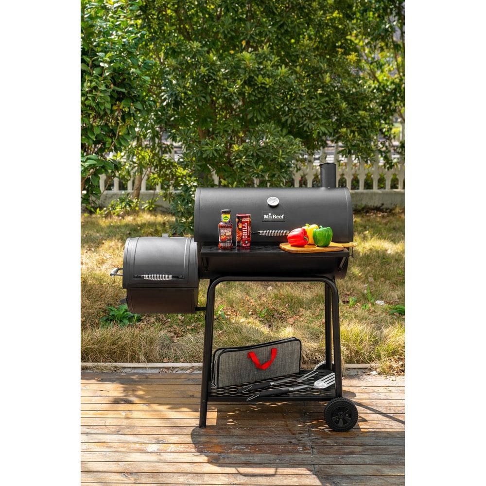 Churrasqueira A Carvao Com Defumador 2 Em 1 Mr Beef