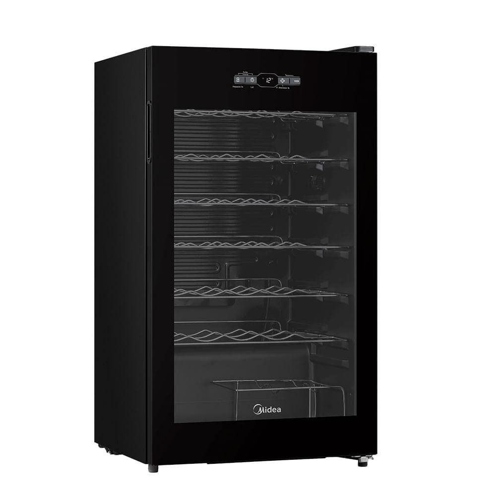 Adega de Vinhos Midea Inverter Smart para 34 Garrafas com até 18°C - MDRW150FGGGL3