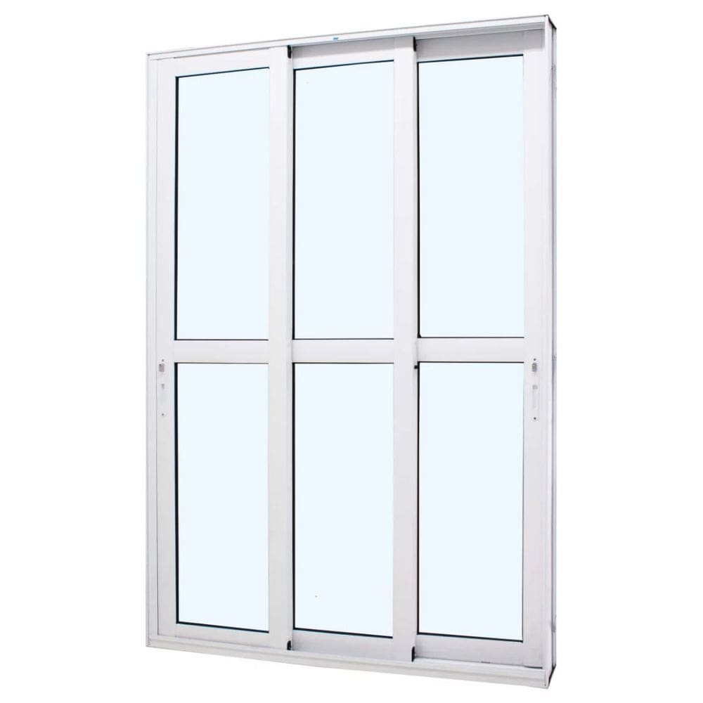 Porta de Correr Perfecta 3 Folhas Liso 215x200cm Branca - 1078-3375 - JAP