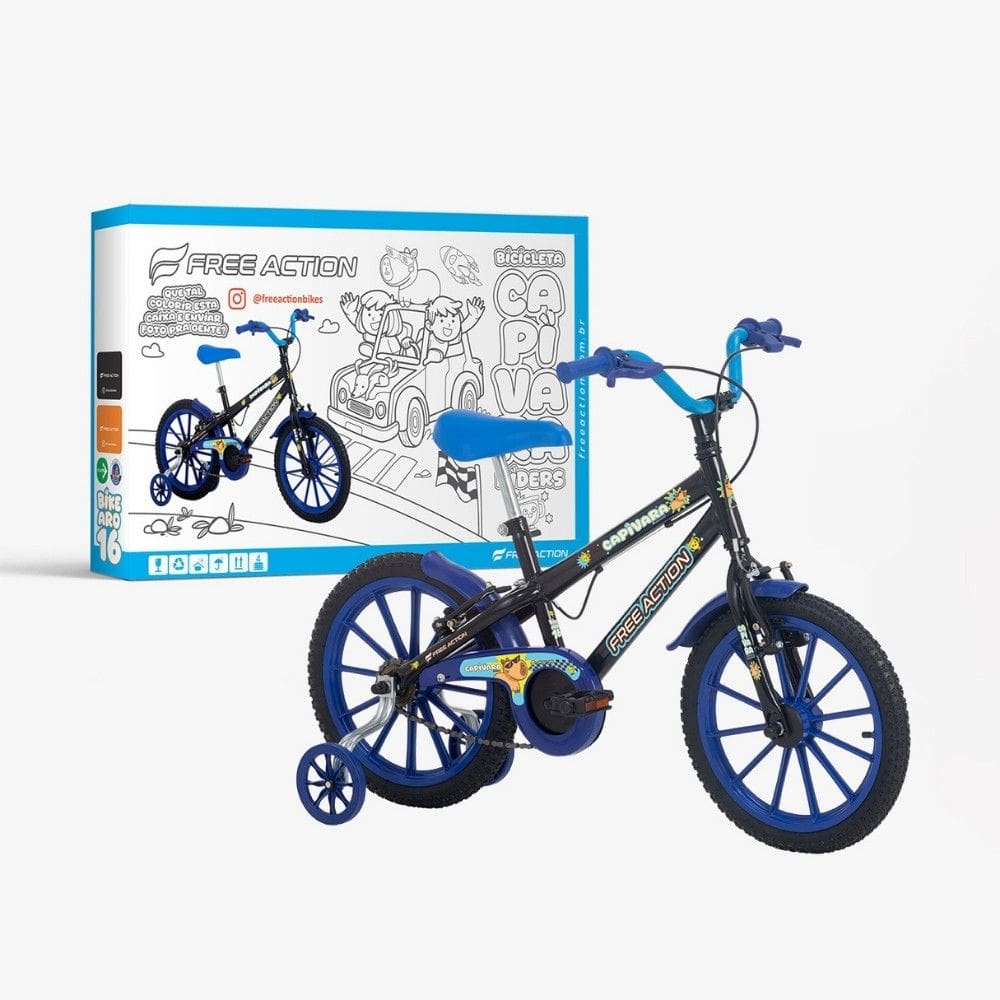 Bicicleta Capivara Riders Aro 16 Free Action
