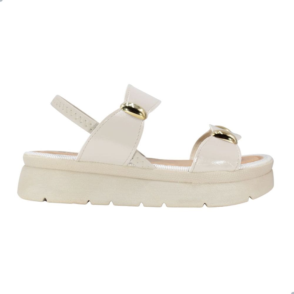 Sandália Plataforma Mississipi Marfim