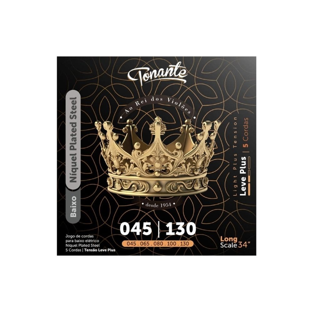Encordoamento 045 Níquel Plated Steel P/Baixo 5 Cordas 0.045 - 0.130