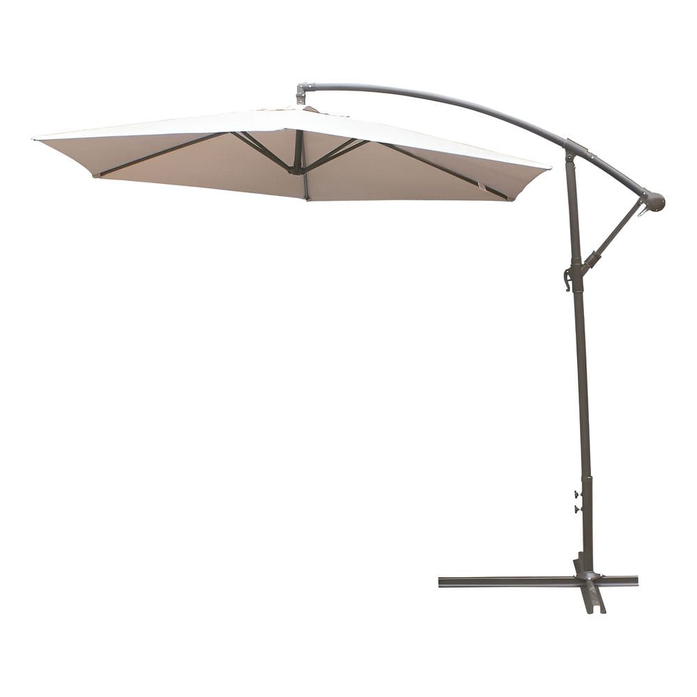 Ombrelone Lateral Com Cobertura Bege 245x270 Cm