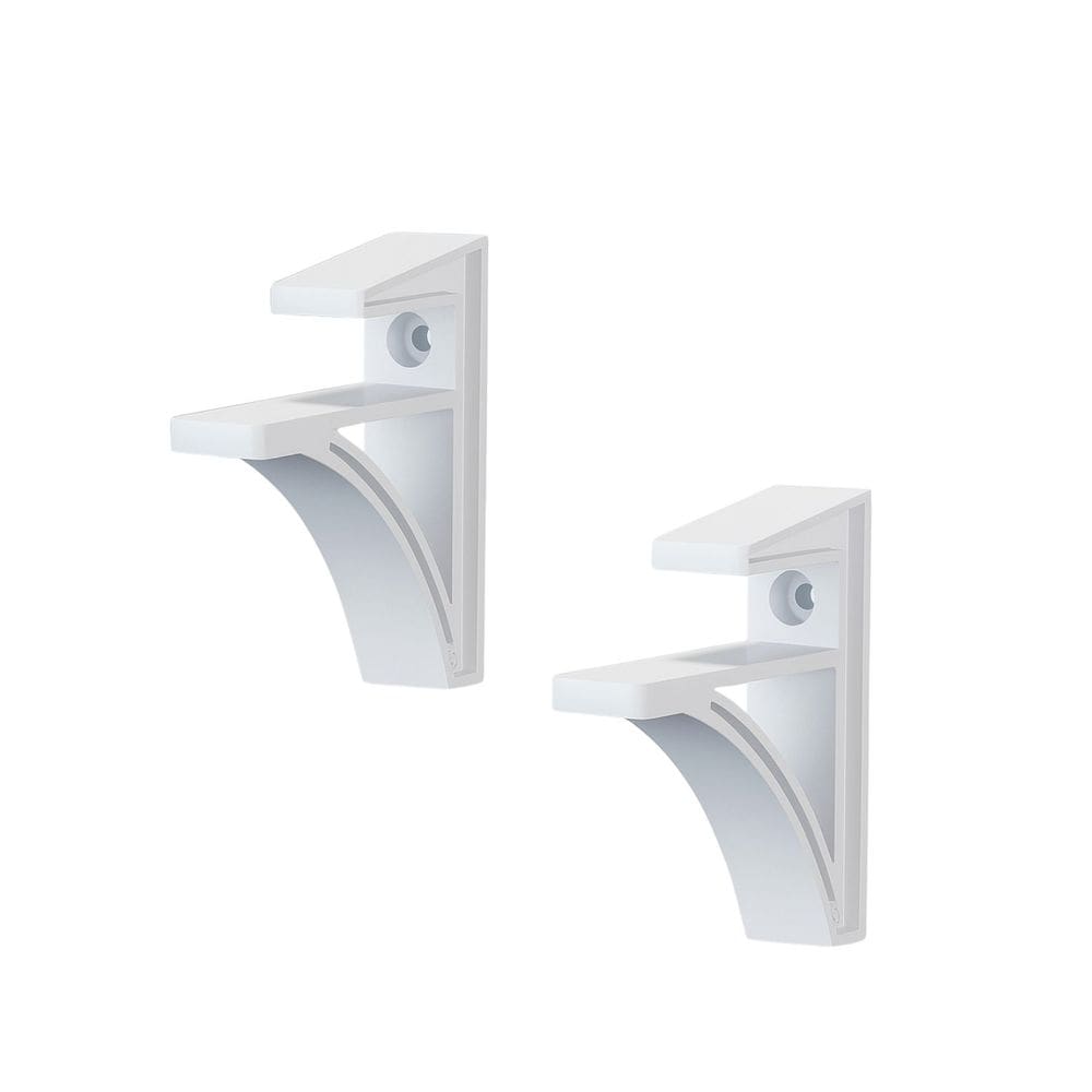 Kit 2 Suportes Belle Decore para Prateleira MDP 1,5 cm Branco