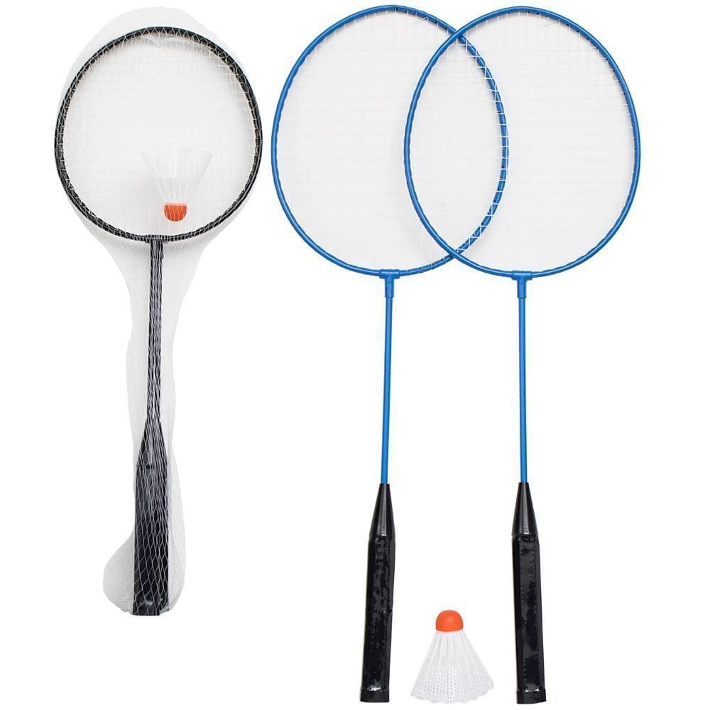 Raquete De Badminton Com 2 Pecas + Peteca Convoy Sport Color