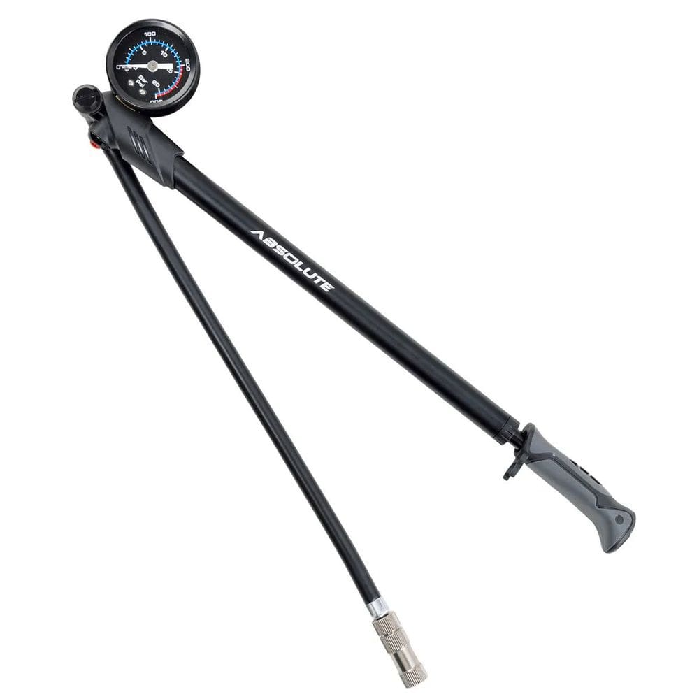 Bomba de Suspensão com Manômetro Analógico Integrado Pressão Máxima 300 Psi Bicicleta Absolute
