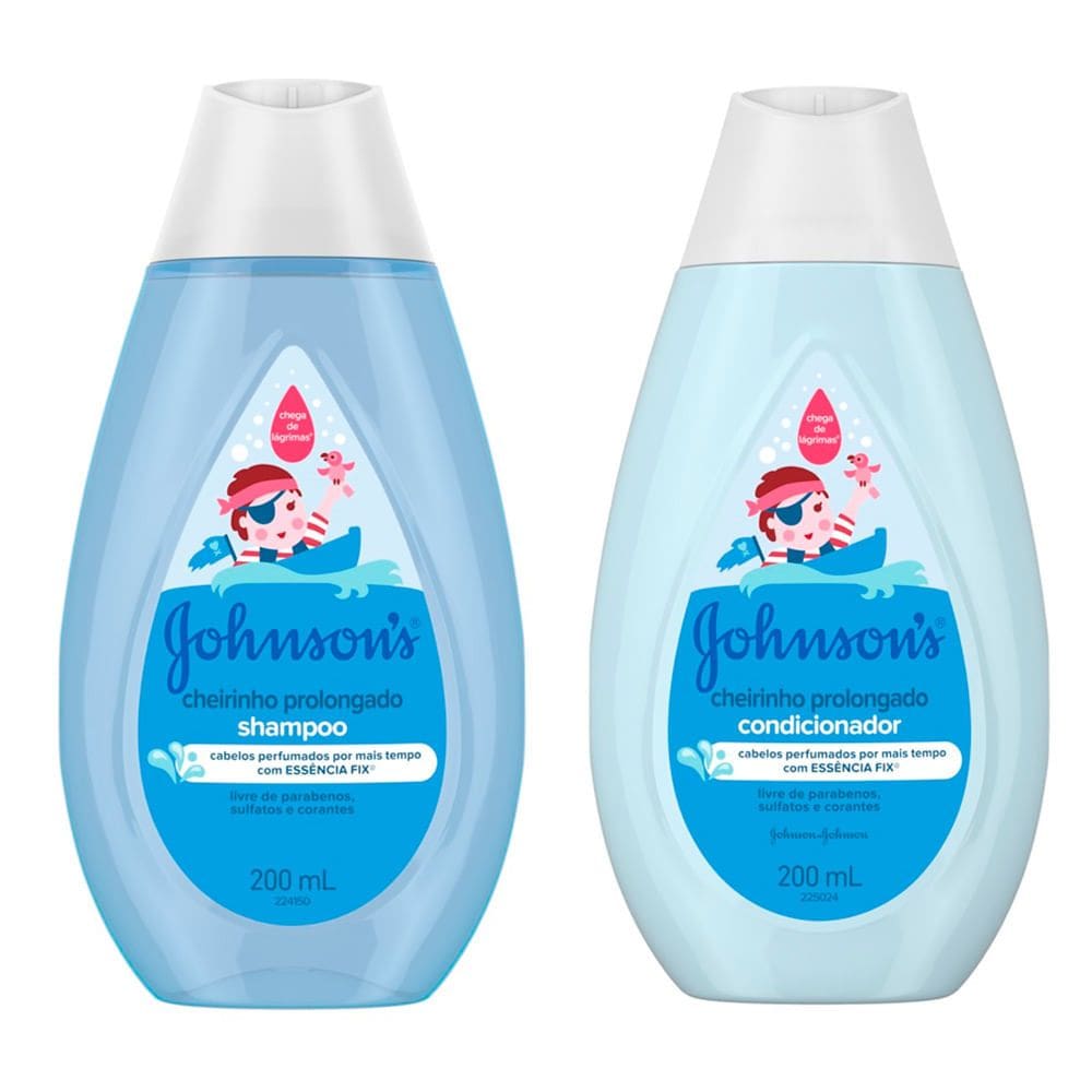 Kit 1 Condicionador Johnson`s Cheirinho Prolongado 200ml