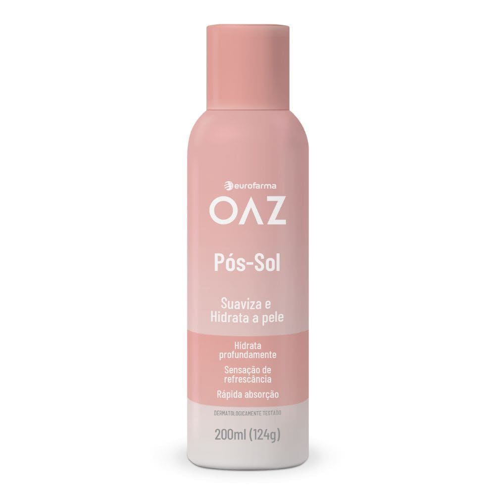 Pós Sol OAZ Aerossol Suaviza e Hidrata a Pele 200ml