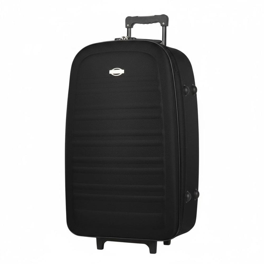 Mala de Viagem Média 23kg Luxcel Azul Rodinhas Duplas Cadeado Resistente