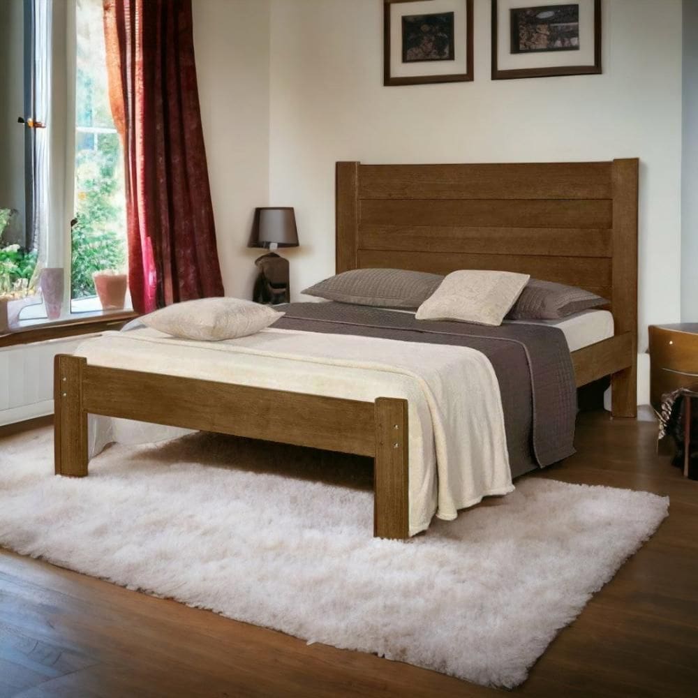 Cama Lara Casal Castanho Atraente