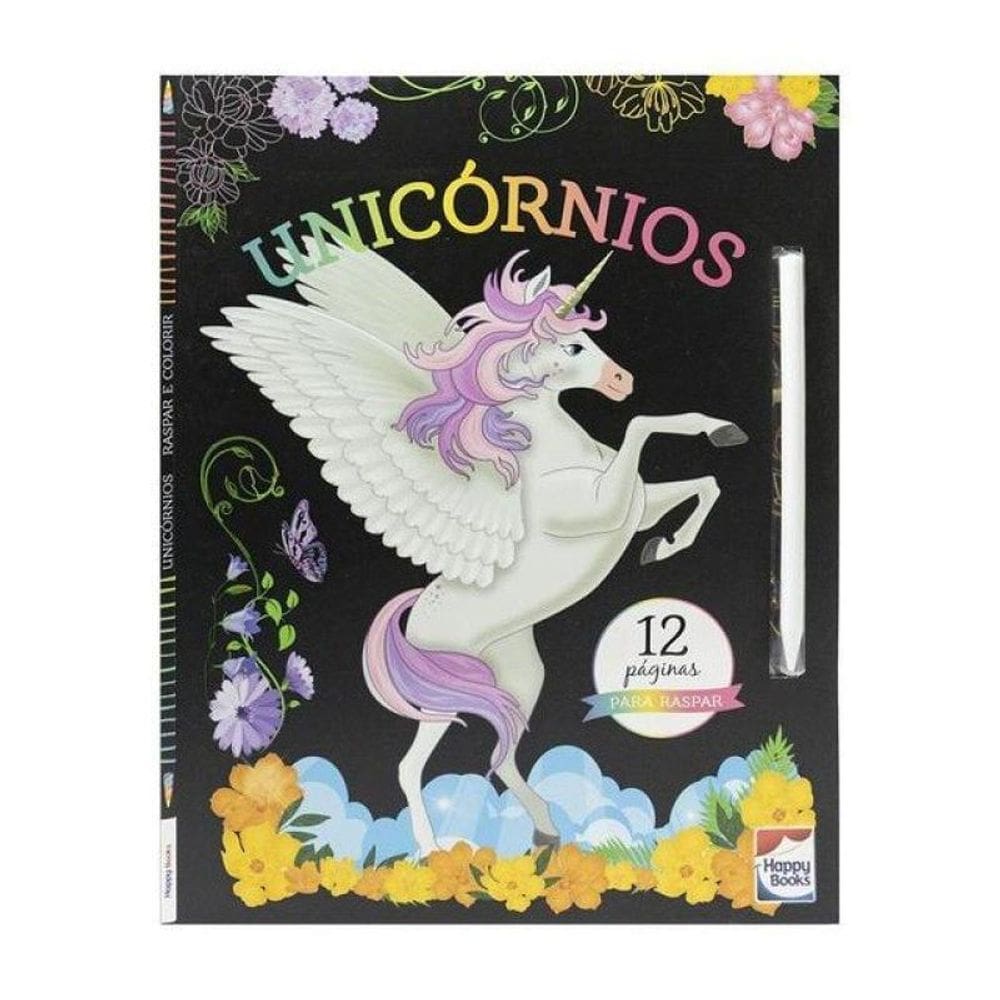 Raspar E Colorir: Unicórnios