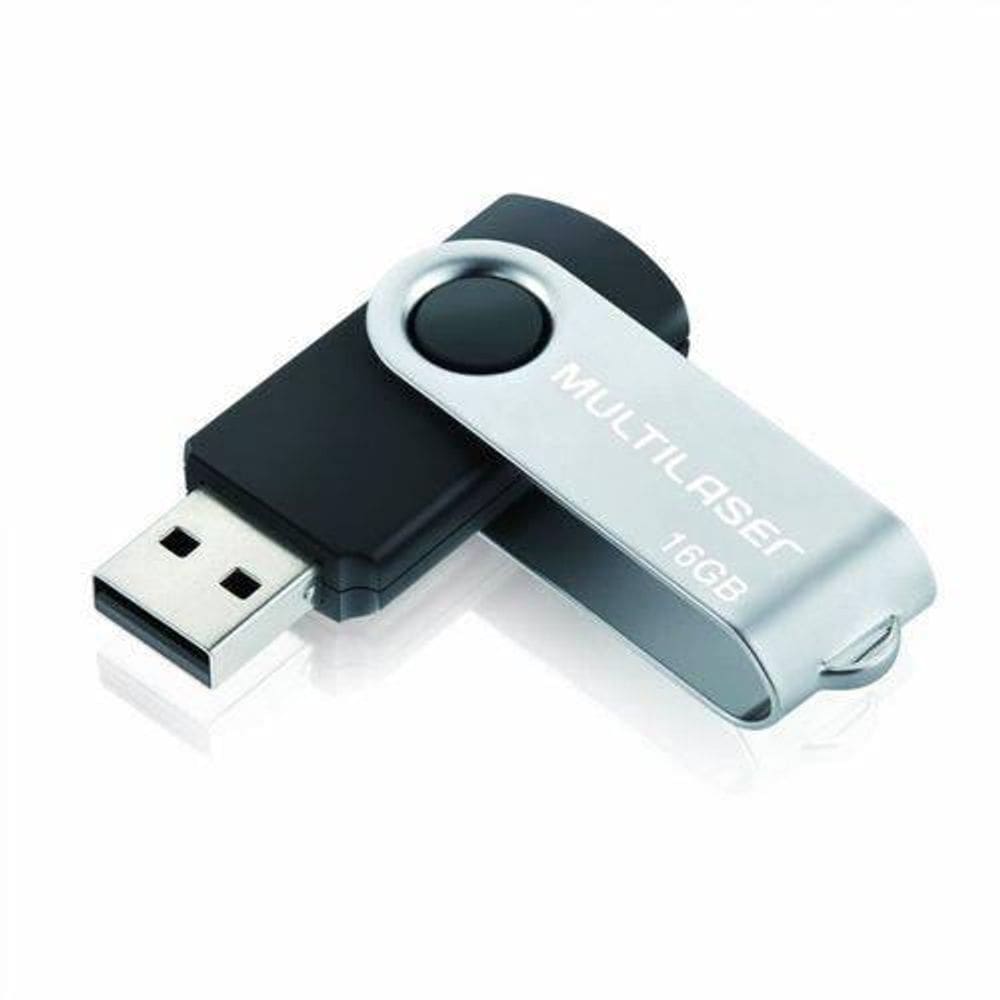 Pen Drive Multilaser Twist USB 2.0 16GB PD588