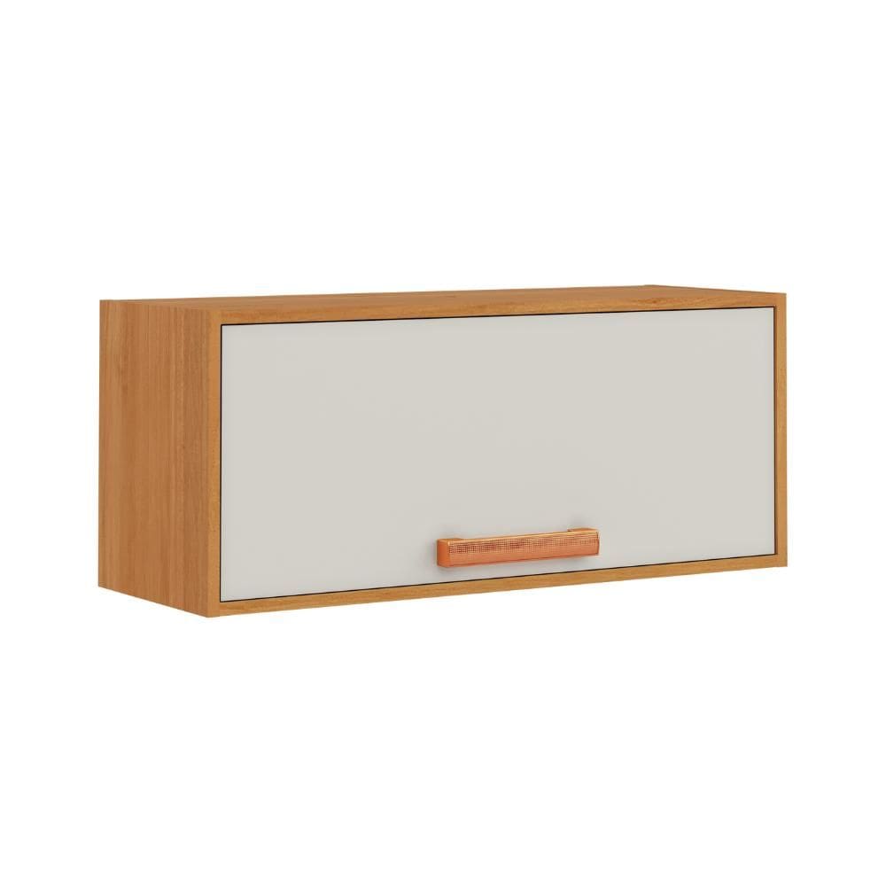 Armário Aéreo de Cozinha Itatiaia 1 Porta Off White Nápoles