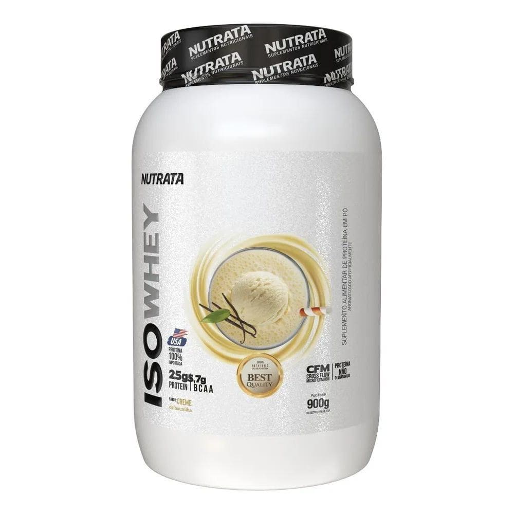 10X Whey Protein Iso Whey Isolado 900G Sabores Nutrata Sabor