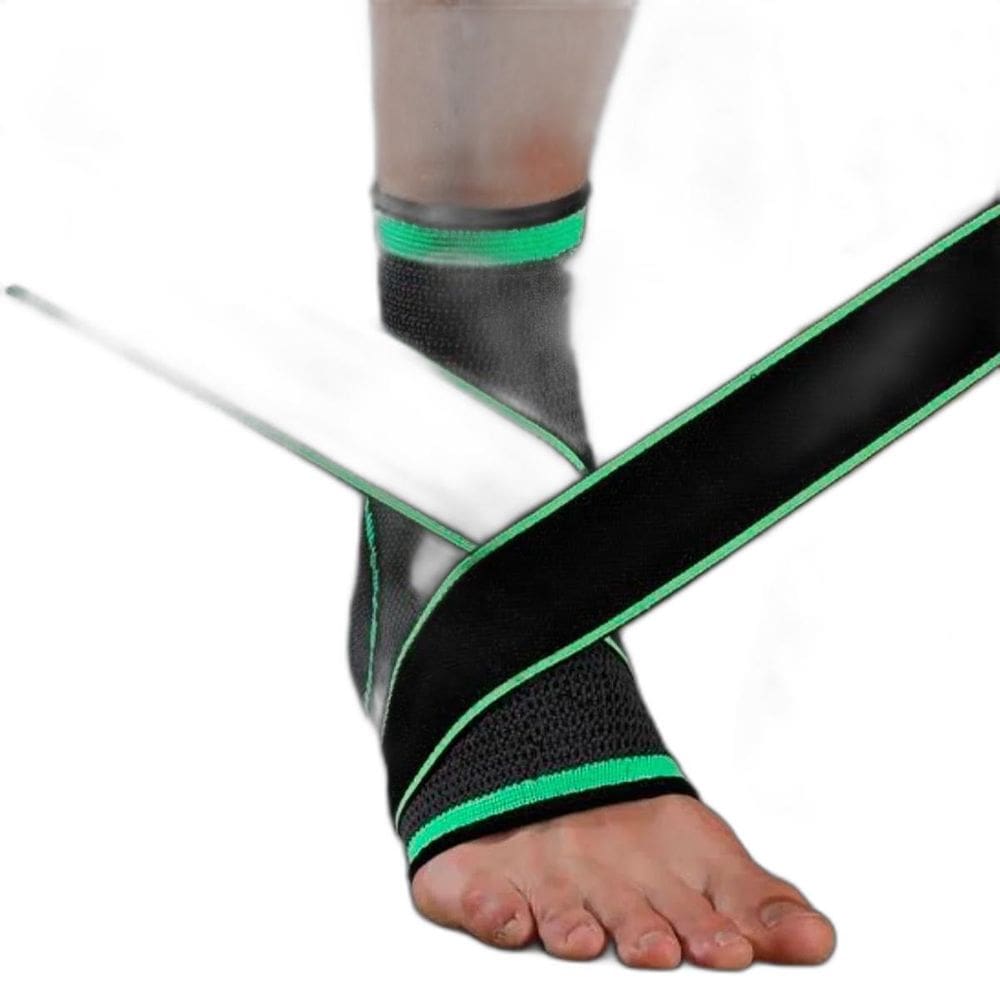 Tornozeleira Fitness Compressão Confortável Para Academia