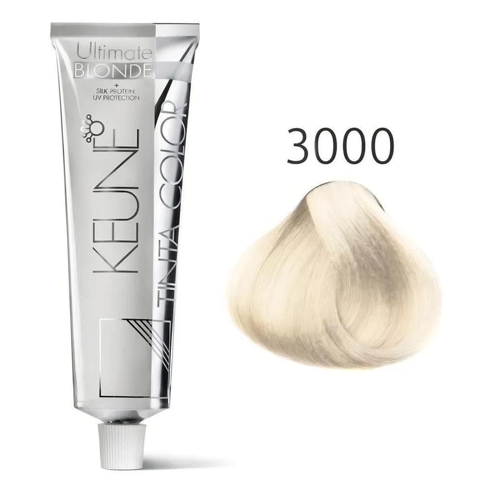 2X Tintura Keune Ultimate Blonde Tinta De Cor Tom 3000 Ultr