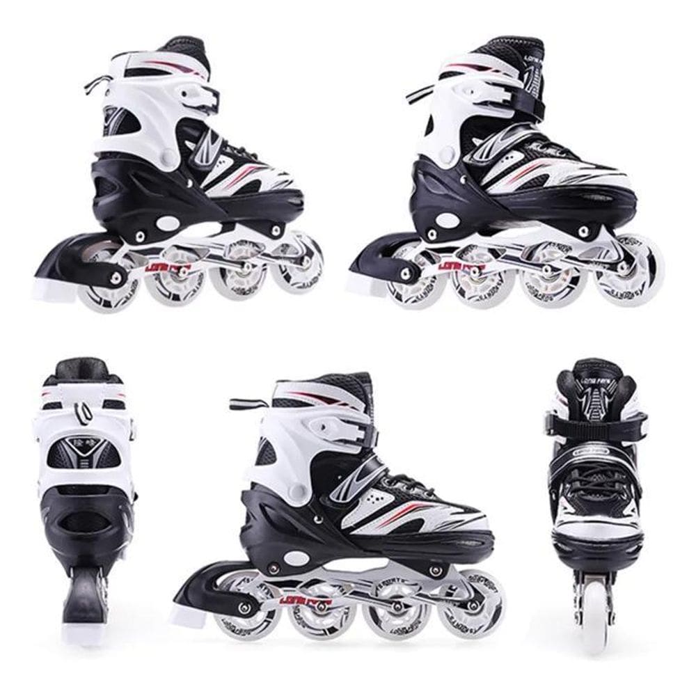 2X Patins In-Line  Em Linha  Semi Long Feng