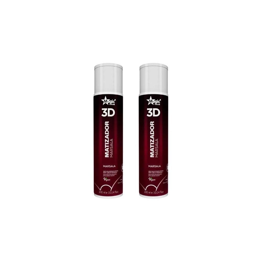 Matizador Gloss Magic Color 300Ml Marsala-Kit C/2Un
