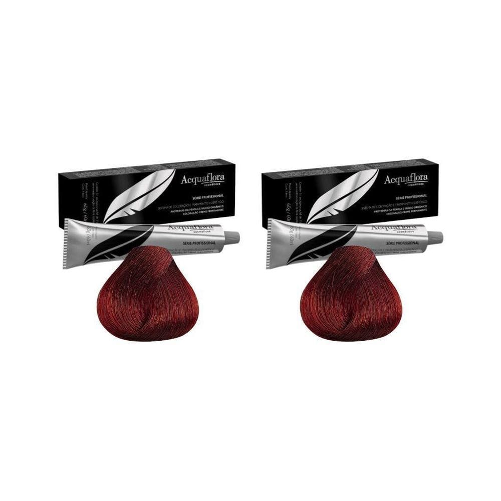 Coloraçao Acquaflora Perm 77.60 Louro Nat Inten Vermelho-2Un