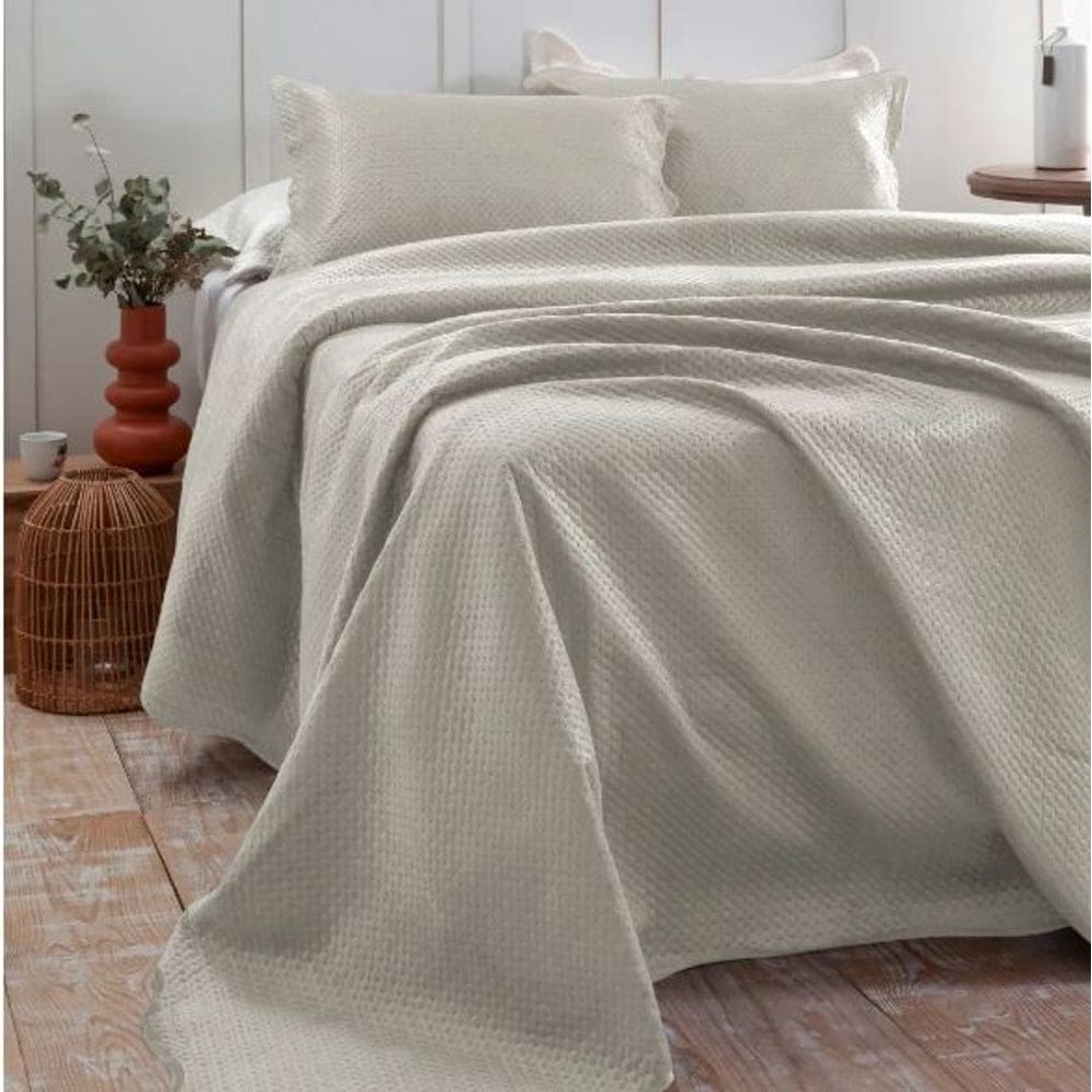 Kit Colcha Aveludada Bloom - Casal - Rozac