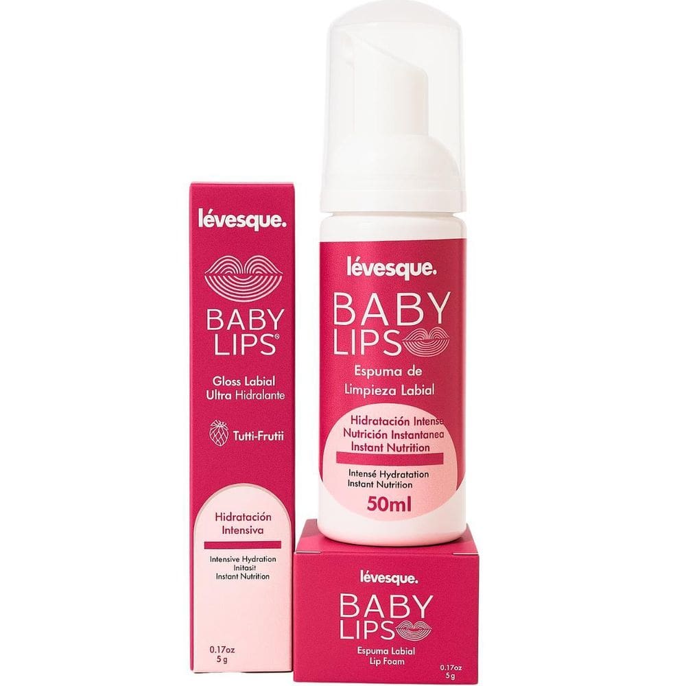 Kit Labial Baby Lips Gloss Esfoliante E Espuma Tuti Frutti