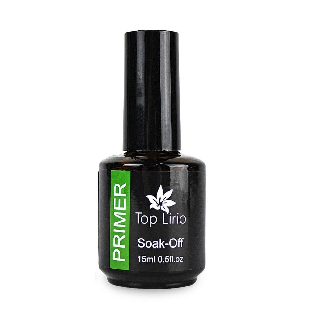 Primer Soak-Off Unhas De Gel Manicure Led/Uv 15Ml, Top Lírio